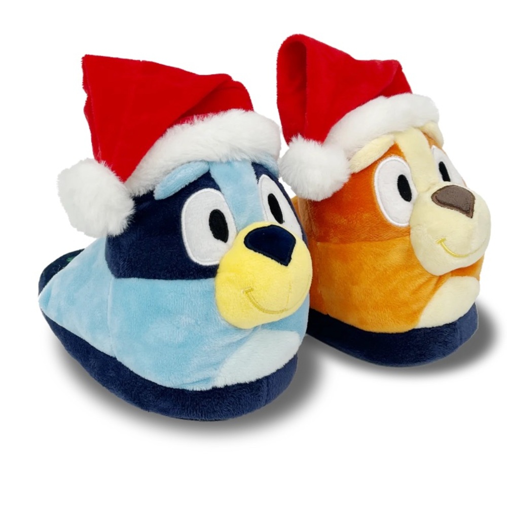 NWT Bluey Christmas Toddler Slippers